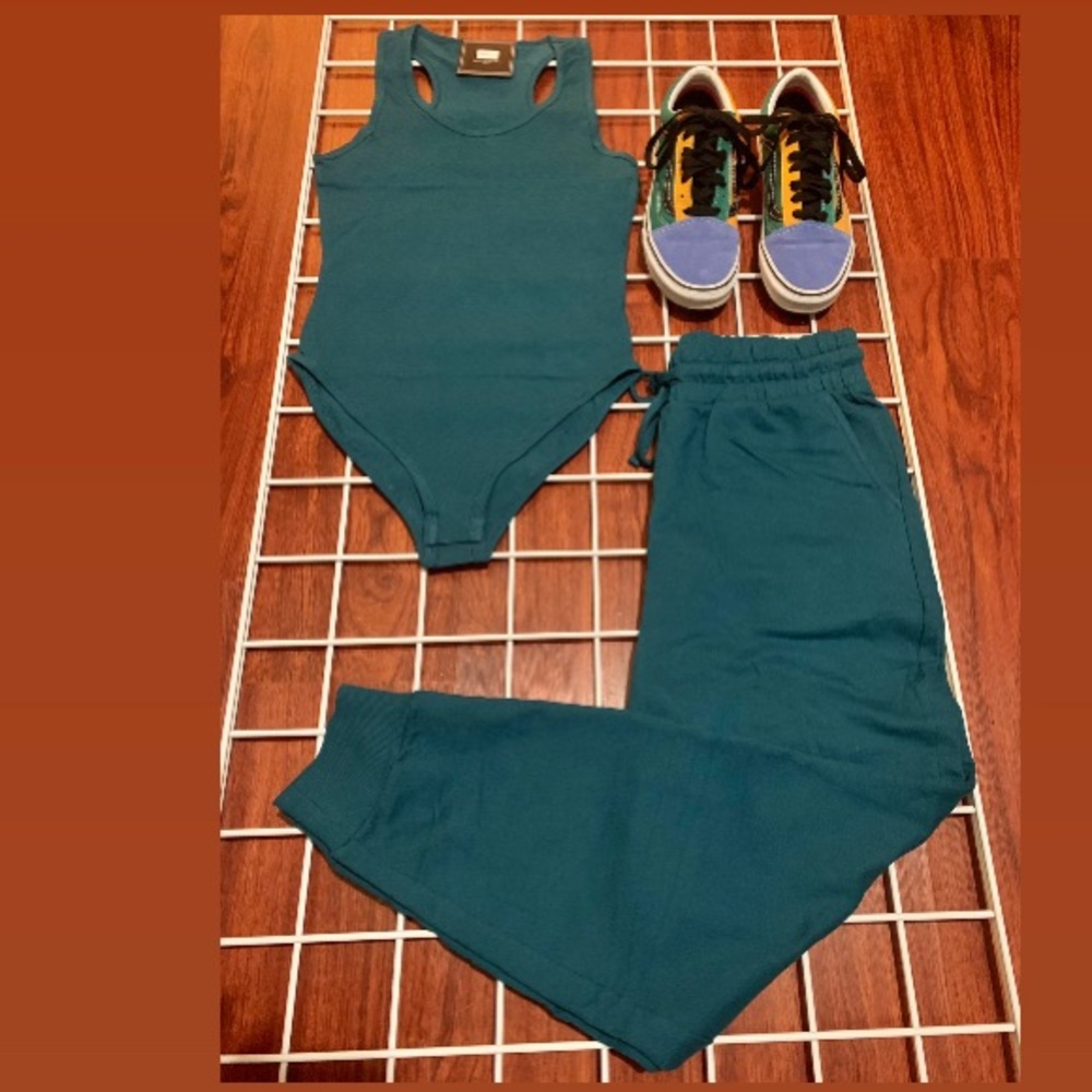 Brand new Cozy teal wear suit outfit